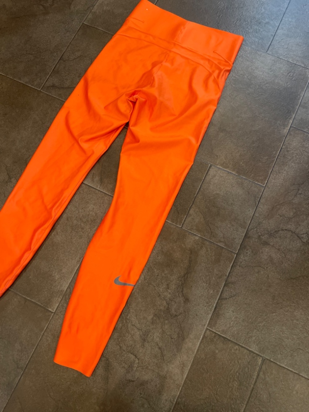 Nike Revolve City Ready 7/8 Tight in Electro Orange Running Leggings Size XS - Picture 7 of 11